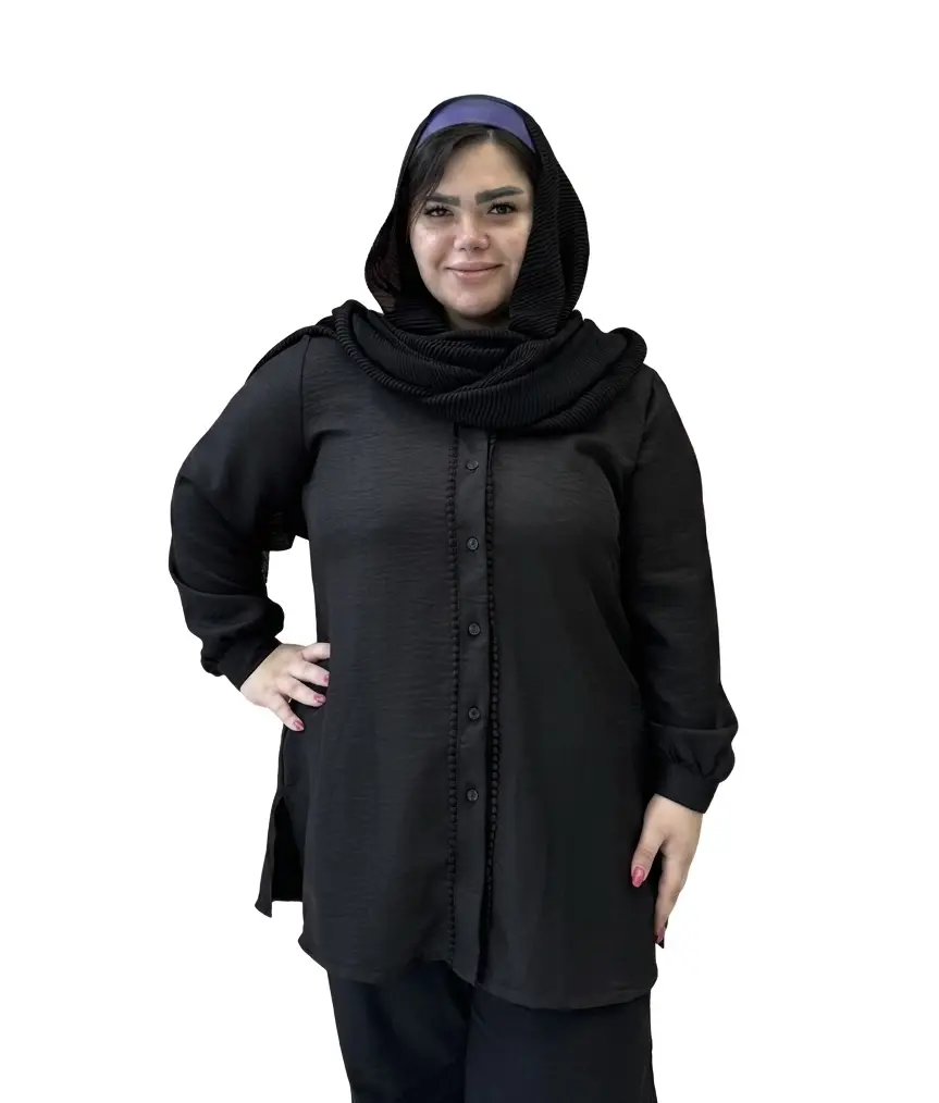 شومیز دونه عدسی سایز بزرگ زنانه